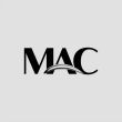 MAC - شعار أسود احترافي للمكياج
